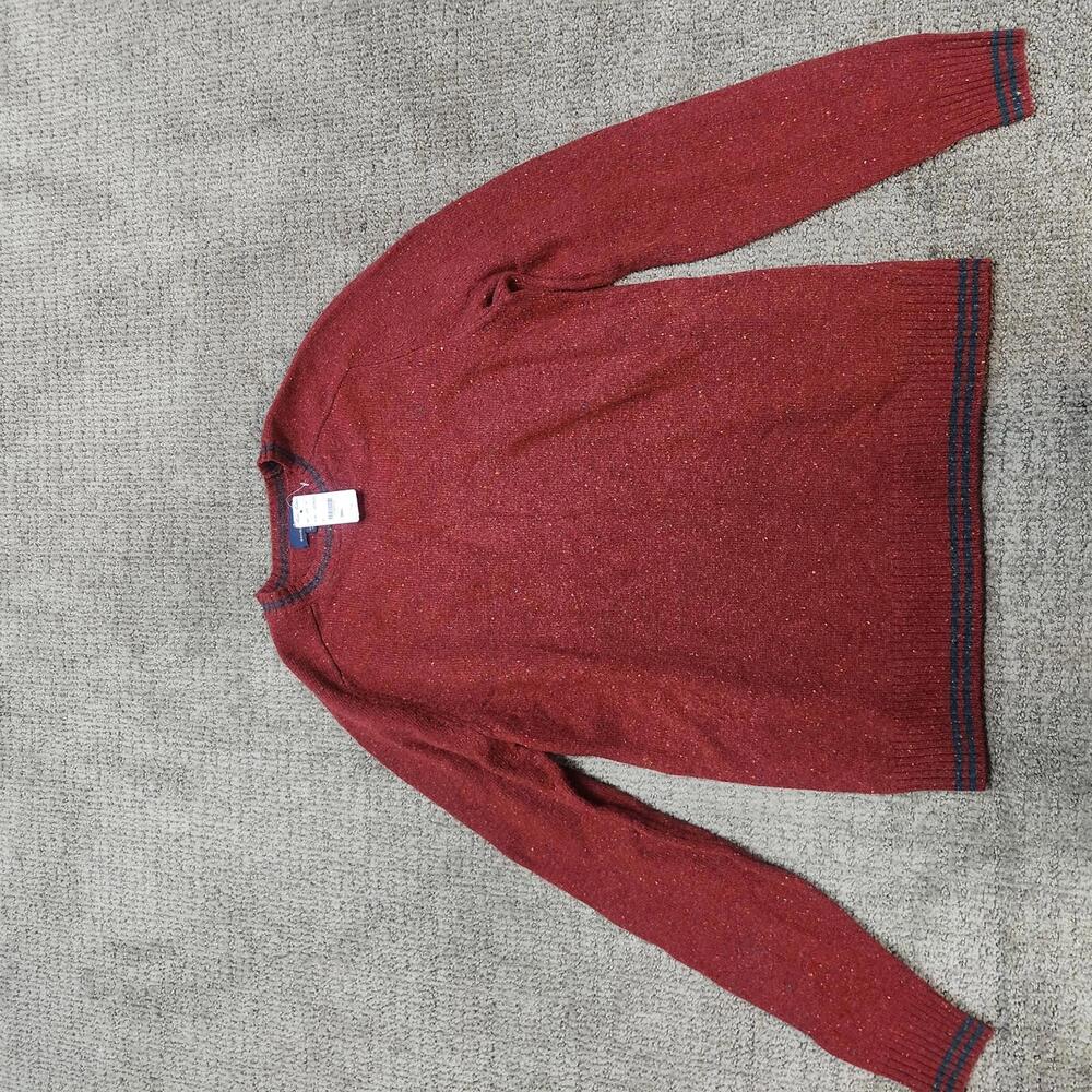 Brooks Brothers Sweater Red Long Sleeve Lambswool Men's Size Small NWT - Picture 4 of 8